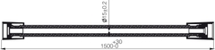Dây Sen PVC 1500 Hafele 495.60.112