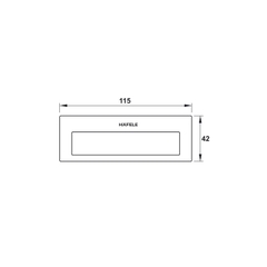 Tay Nắm Âm Cho Cửa Hafele 489.72.140