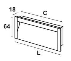 Tay Nắm Tủ Âm 211mm Hafele 152.11.933