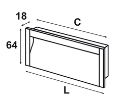 Tay Nắm Tủ Âm 311mm Hafele 152.11.935