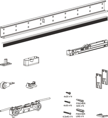 Phụ Kiện Cửa Trượt Slido Design 80-M Hafele 940.59.008