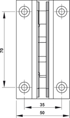 Bản Lề Phòng Tắm Kính 90º Hafele 981.77.900