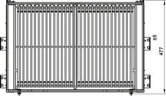 Rổ Xoong Nồi Kason Flex 700mm Hafele 549.04.055