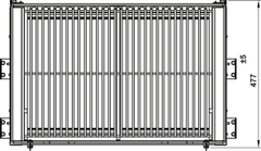 Rổ Xoong Nồi Kason Flex 900mm Hafele 549.04.057