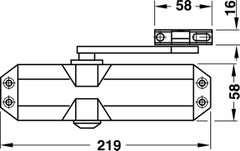 Thiết Bị Đóng Cửa Tự Động 60Kg Hafele 931.84.229