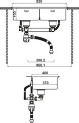 Chậu Rửa Chén Inox WS R10 HS25-SSN2S-8650 Hafele 567.94.024
