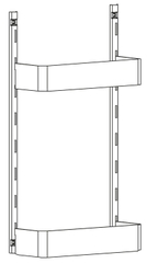 Rổ Gắn Cánh Door Agent Hafele 545.14.300