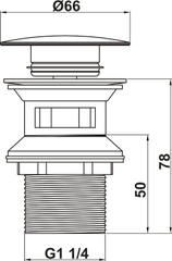 Bộ xả pop-up DIY có xả tràn Hafele 495.61.976