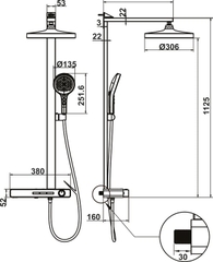 Sen Cây Thermo Hydropower Sense Hafele 589.34.923