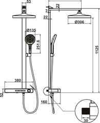 Sen Cây Thermo Hydropower Sense Hafele 589.34.924