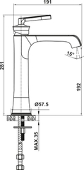 Vòi Trộn Lavabo Fusion 191 Hafele 589.69.074