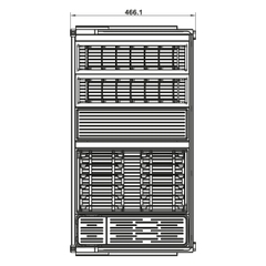 Rổ Kéo Trên Cho Bát Đĩa Dining Agent 600mm Hafele 545.14.305