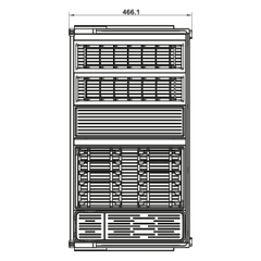 Rổ Kéo Dưới Cho Xoong Nồi Dining Agent 700mm Hafele 545.14.308