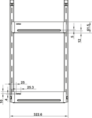 Rổ Gắn Cánh Door Agent Hafele 545.14.300