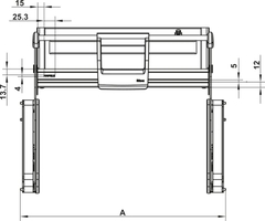 Kệ Nâng Hạ Imove 900mm Hafele 504.68.378