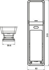 Khóa Điện Tử MP2503B Hafele 912.21.046