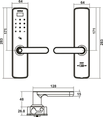 Thẻ Từ Lớn Khóa Điện Tử Hafele 917.80.739