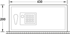 Két Sắt Khách Sạn SB500 Hafele 836.26.391