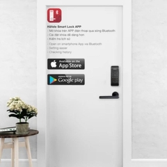 Khóa điện tử Hafele ER5100 cho cửa gỗ / Màu đen, mã số 912.20.200