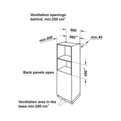 Lò nướng kết hợp vi sóng âm tủ Hafele HCO-8T50A / Mã số 538.01.431