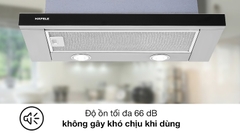 Máy Hút Mùi Âm Tủ 60cm Hafele HH-TG60E / Ngang 60cm, Kính đen, Mã số 539.81.073