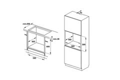 Lò nướng âm tủ Hafele HO-K60B 534.05.581