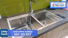 Chậu inox Hafele HS20-SSN2S90 / 2 Hộc bằng nhau, Mã số 567.20.537