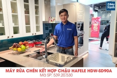 Máy Rửa Chén Tích Hợp Chậu Rửa Hafele HDW-SD90A 539.20.530