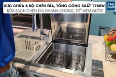 Máy Rửa Chén Tích Hợp Chậu Rửa Hafele HDW-SD90A 539.20.530
