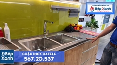 Chậu inox Hafele HS20-SSN2S90 / 2 Hộc bằng nhau, Mã số 567.20.537