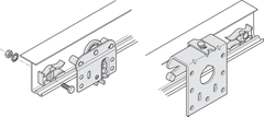 Phụ Kiện Cửa Trượt Tủ  Hafele Slido Classic 50VFSR 400.51.121