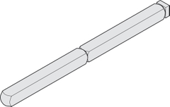 Trục XOAY rời 8x120mm Hafele 909.83.711