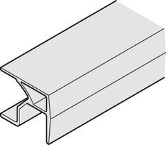 Ray trượt cho cửa xếp trượt F-Fo61 2.5m Hafele 409.31.605