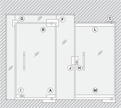 Kẹp Kính Trên Inox Mờ Hafele 981.00.010