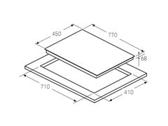 Bếp từ kết hợp điện Hafele HC-M773A 536.01.705