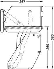 Kệ nâng hạ Imove Hafele 504.68.913 - 600mm