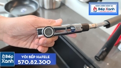 Vòi rửa chén Hafele HT20-GH1P259 / Màu đen / Đồng mạ màu đá, Mã số 570.82.300