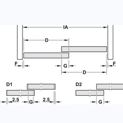 Miếng chặn cửa Hafele 415.13.021