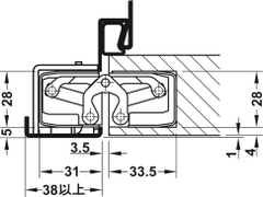 Bản lề âm TE 340 3D, đen Hafele 924.17.137