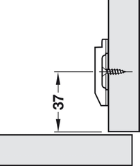 C-pl.M510 A Zi.scr. 0mm Hafele 329.84.020