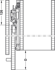 Phụ Kiện Cửa Trượt Finetta Spinfront 30/50 1D Hafele 408.45.022