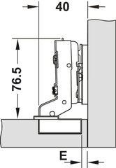 Bản Lề Lọt Lòng Metalla SM 98º Hafele 334.25.000