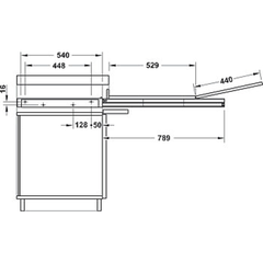 Phụ Kiện Bàn Mở Rộng Hafele 505.73.945
