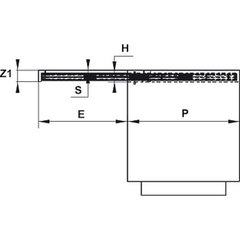 Phụ Kiện Bàn Mở Rộng Cho Bếp Đảo Hafele 642.19.830