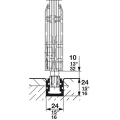 Bộ Các Thành Phần Hawa Junior 160/GP Hafele 941.60.005