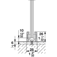 Bộ Các Thành Phần Hawa Junior 160/GP Hafele 941.60.005