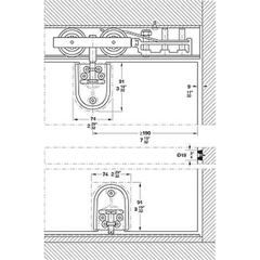 Bộ Các Thành Phần Hawa Junior 160/GP Hafele 941.60.005