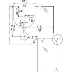 Bộ Các Thành Phần Hawa Junior 160/GP Hafele 941.60.005
