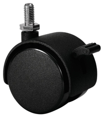 Caster NO BRK 5/16-18 PL BLK 50mm Hafele 660.04.353