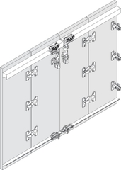 Phụ Kiện Cửa Trượt Fold 40 MF Flex Hafele 409.61.000